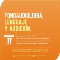 Curso: “Fonoaudiología, lenguaje y audición”