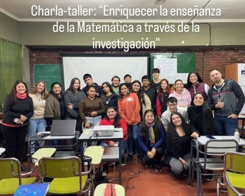 Charla taller Enriquecer la enseñanzan de la Matemática a través de la investigación