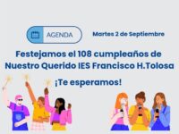 Invitamos a celebrar los 108 años de nuestro querido Instituto