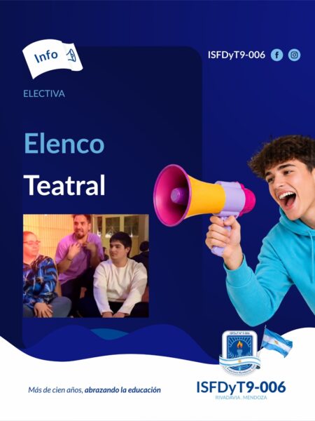 El Instituto suma una nueva propuesta electiva: Elenco Teatral