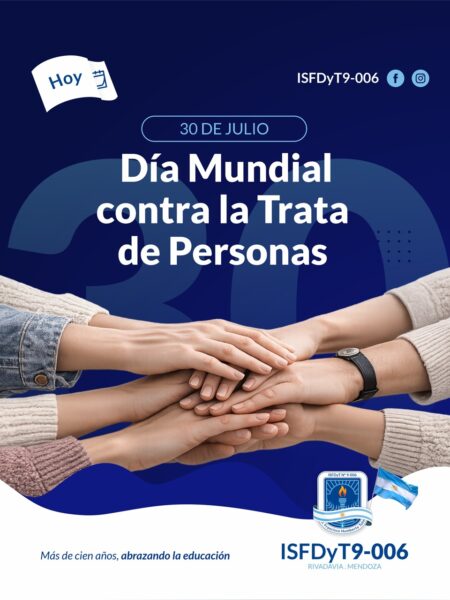 30 de julio: Día Mundial contra la Trata de Personas