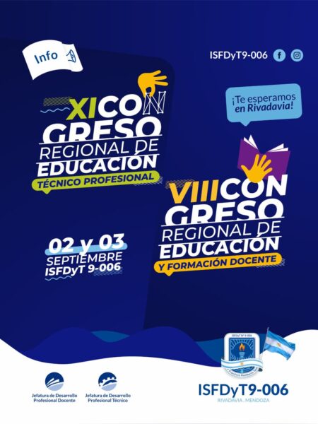 El ISFDyT Nº 9-006 se prepara para sus dos congresos