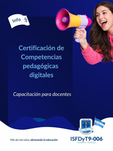 Apertura de inscripción para la certificación de competencias pedagógicas digitales docentes
