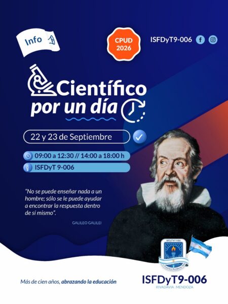 Científico por un día: una propuesta para acercarse a la ciencia desde la experiencia
